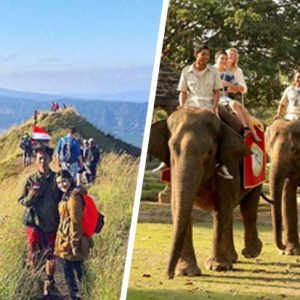 Batur Trekking & Elephant Ride Tour